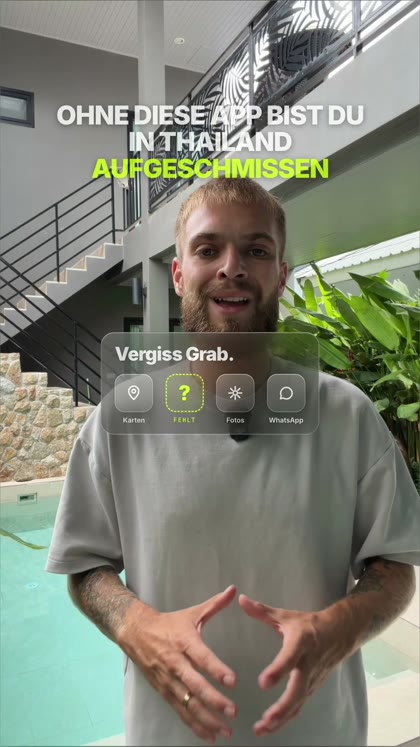 Beispiel-Reel mit Grafiken und Untertiteln